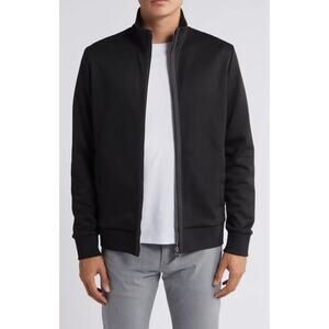 Hugo Boss Sheppard Track Jacket Black Zip Sweatshirt Mens large